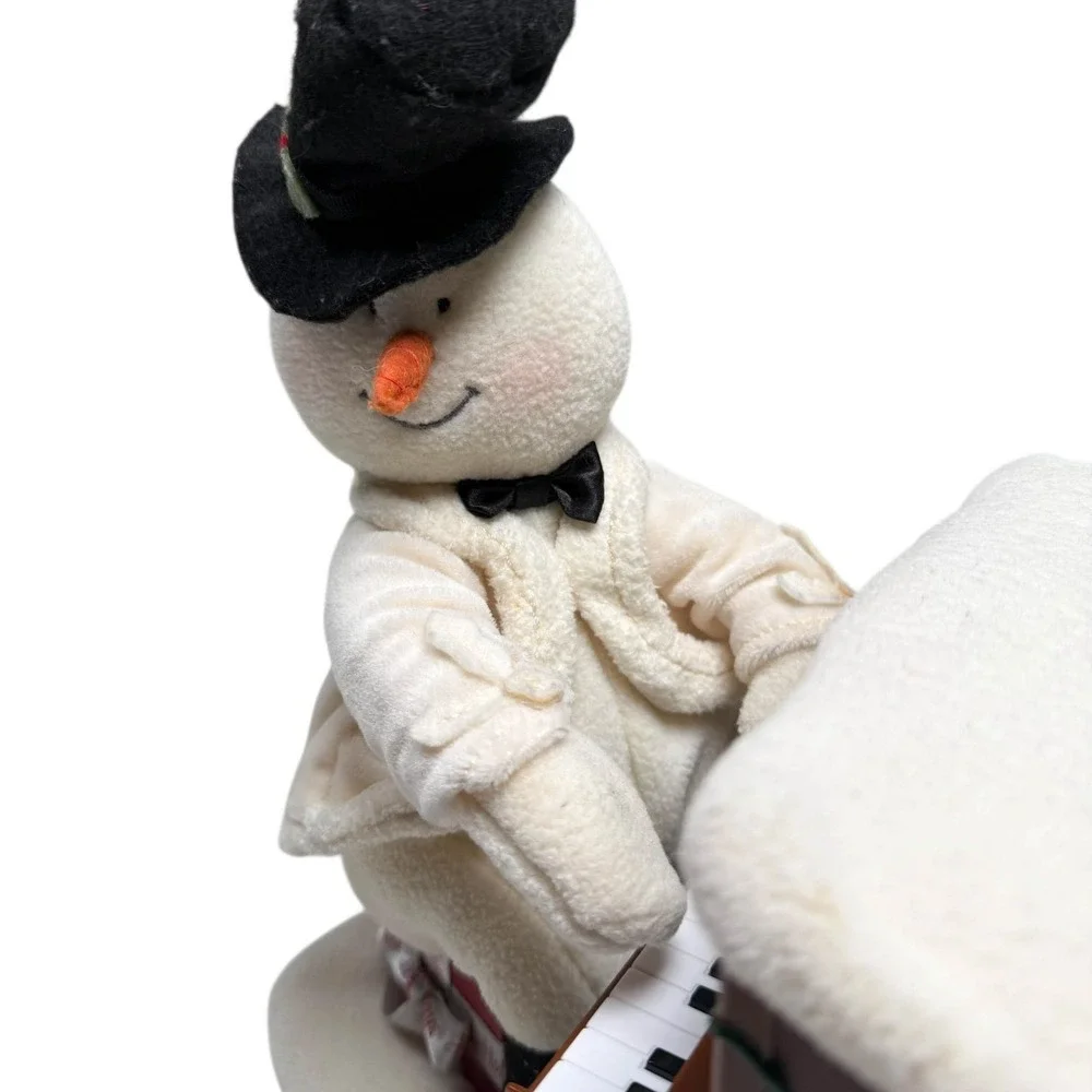 Hallmark Jingle Pals Plush Snowman Playing Piano NOT WORKING For Parts
